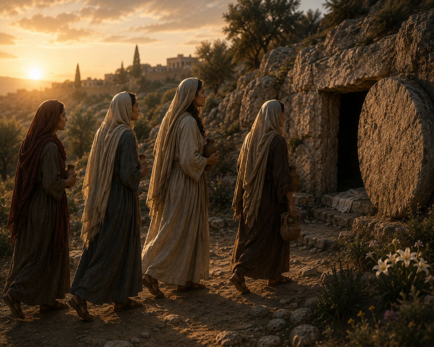 Women at the empty tomb